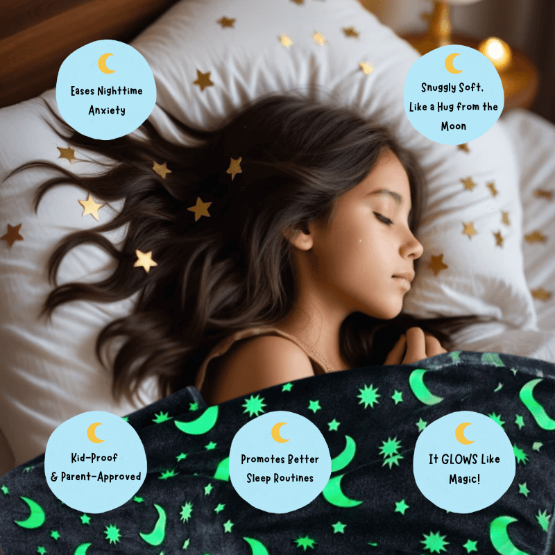 Luna™ Glowing Blanket for Kids with Anxiety and Sleep Struggles
