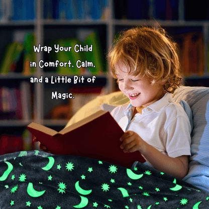 Luna™ Glowing Blanket for Kids with Anxiety and Sleep Struggles