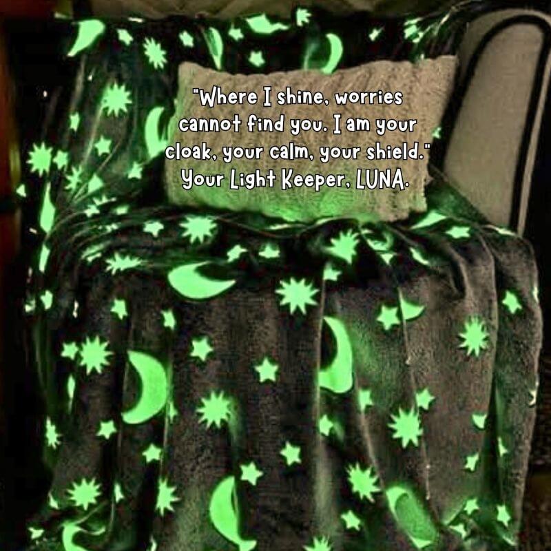 Luna™ Glowing Blanket for Kids with Anxiety and Sleep Struggles