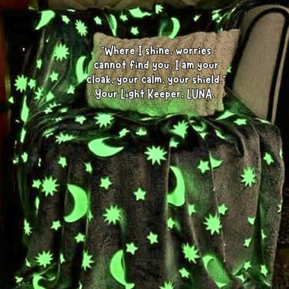 Luna™ Glowing Blanket for Kids with Anxiety and Sleep Struggles
