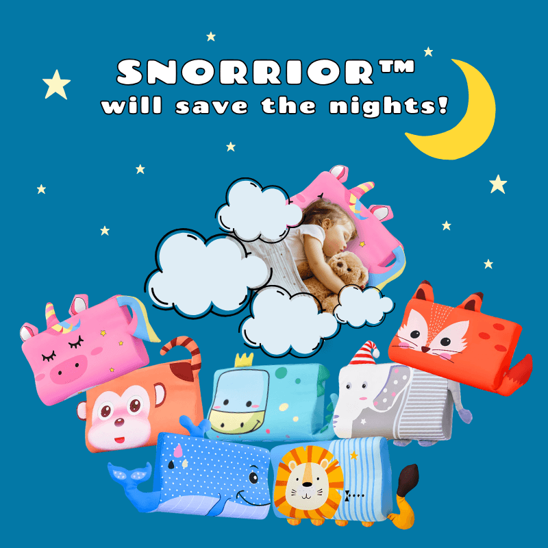 Snorrior™ Comfort Pillow for Kids with Anxiety and Sleep Struggles